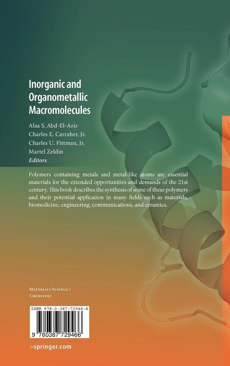 Weitere Ansicht: Inorganic and Organometallic Macromolecules
