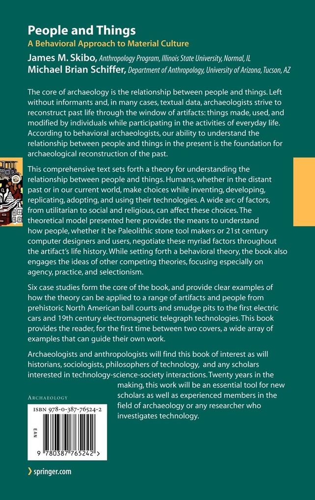 Weitere Ansicht: People and Things | James M. Skibo, Michael Brian Schiffer