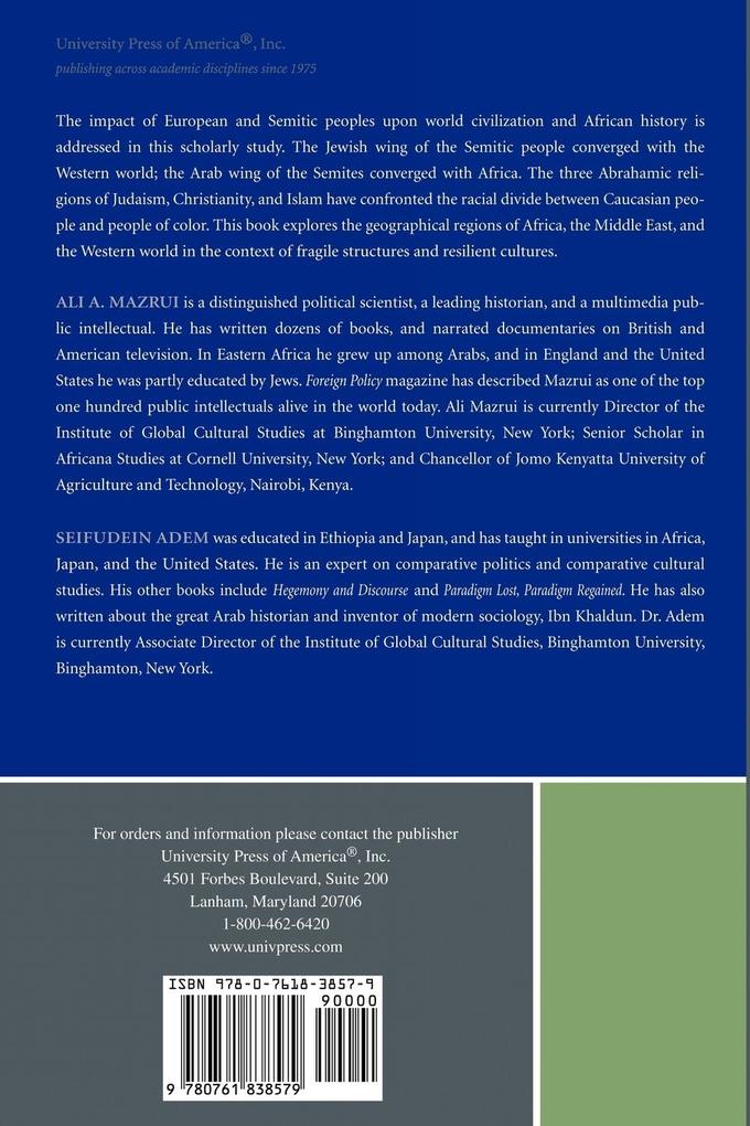 Weitere Ansicht: Euro-Jews and Afro-Arabs | Ali A. Mazrui