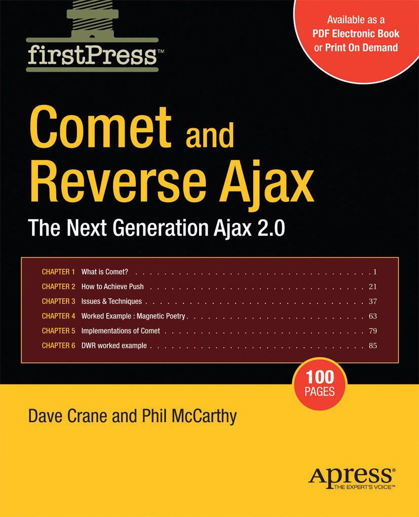 Produktbild: Comet and Reverse Ajax | Dennis McCarthy, Chris Crane