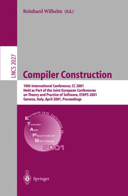 Weitere Ansicht: Compiler Construction | Reinhard Wilhelm