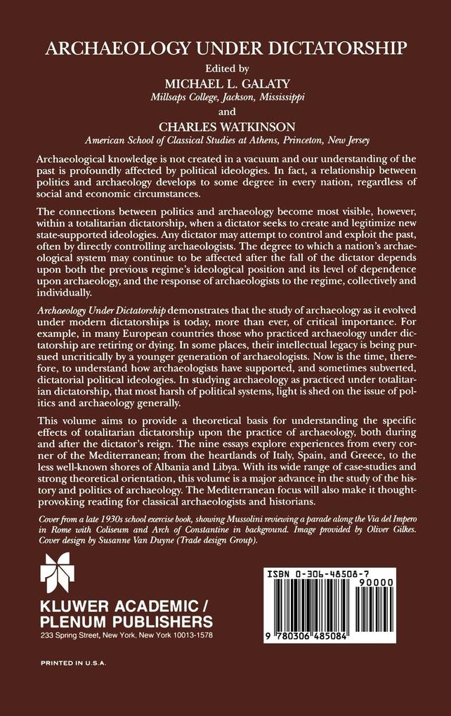 Weitere Ansicht: Archaeology Under Dictatorship