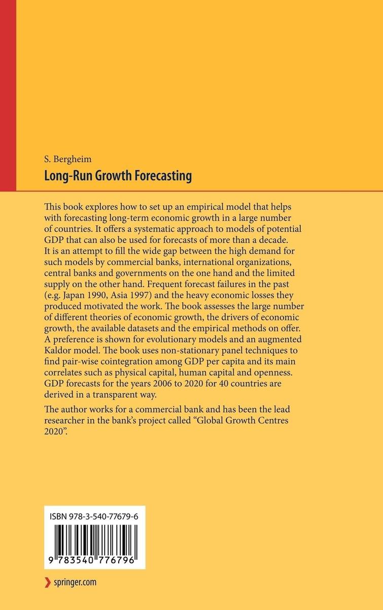 Weitere Ansicht: Long-Run Growth Forecasting | Stefan Bergheim