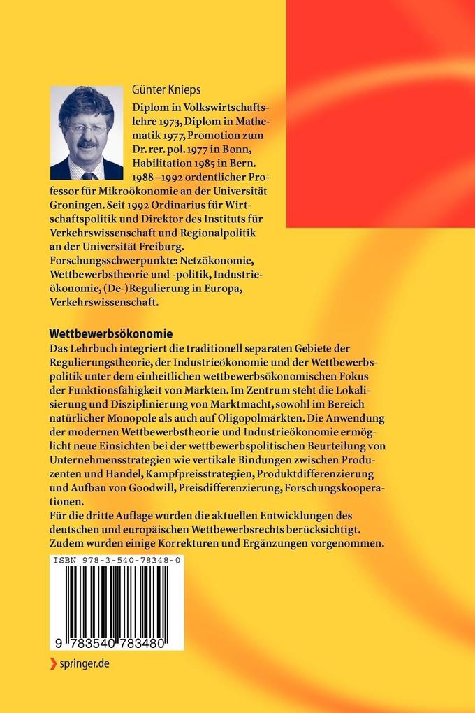 Weitere Ansicht: Wettbewerbsökonomie | Günter Knieps