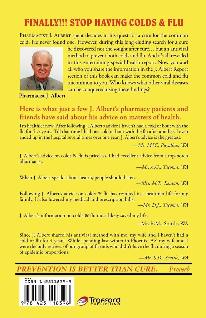 Weitere Ansicht: Finally!!! Stop Having Colds & Flu | J. Albert Hermle