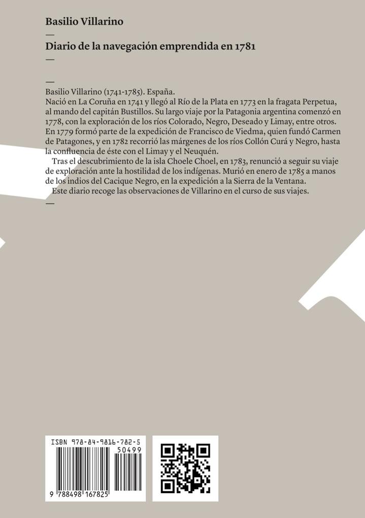 Weitere Ansicht: Diario de la navegación emprendida en 1781 | Basilio Villarino