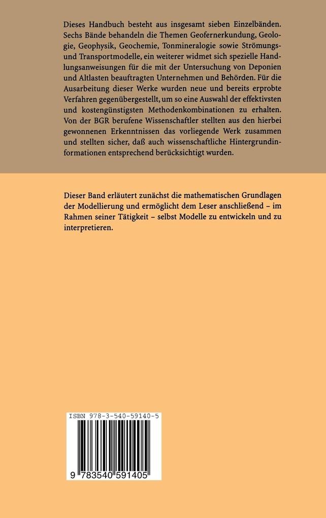 Weitere Ansicht: Handbuch zur Erkundung des Untergrundes von Deponien und Altlasten | Olaf Kolditz, Thomas Lege, Werner Zielke