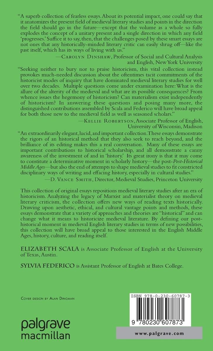 Weitere Ansicht: The Post-Historical Middle Ages