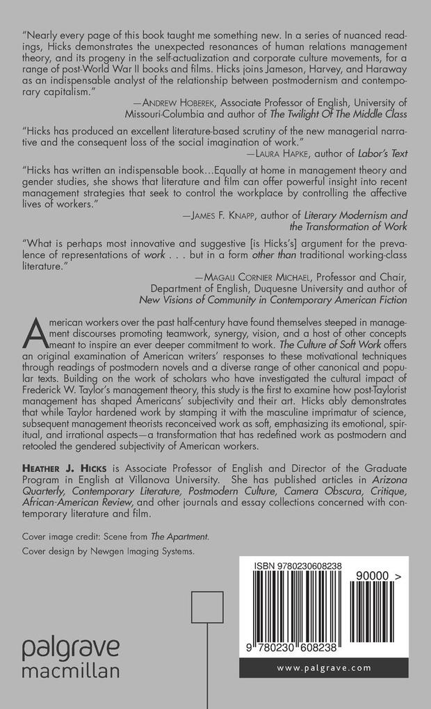 Weitere Ansicht: The Culture of Soft Work | H. Hicks