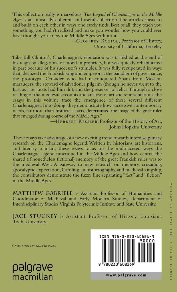 Weitere Ansicht: The Legend of Charlemagne in the Middle Ages