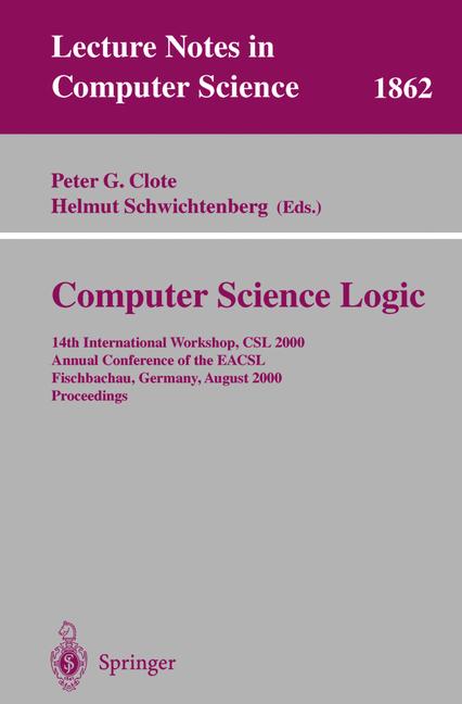 Weitere Ansicht: Computer Science Logic