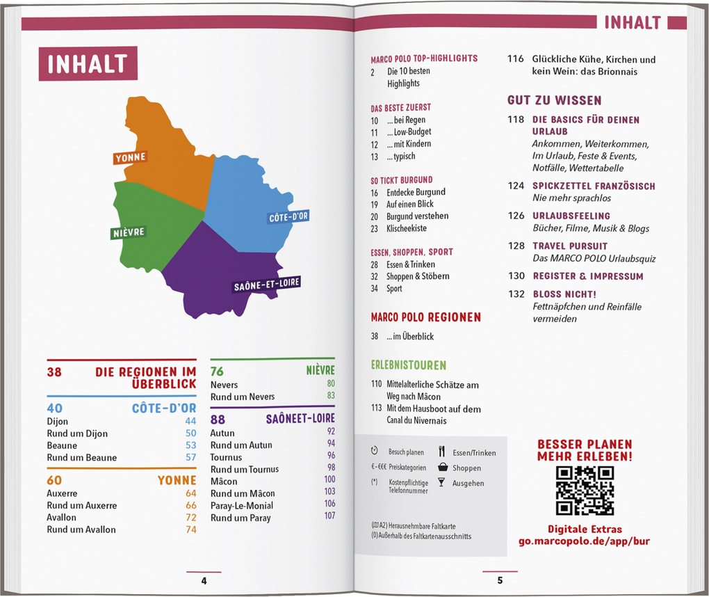 Weitere Ansicht: MARCO POLO Reiseführer Burgund | Manfred Görgens, Klaus Simon, Felicitas Schwarz Grammon