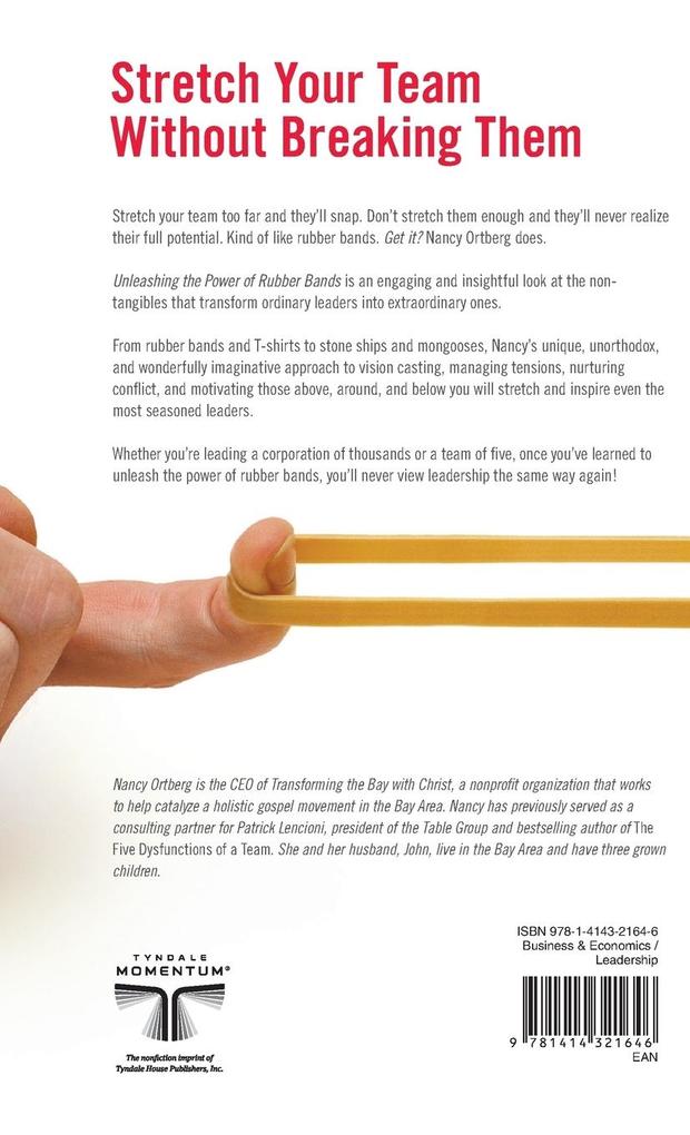 Weitere Ansicht: Unleashing the Power of Rubber Bands | Nancy Ortberg