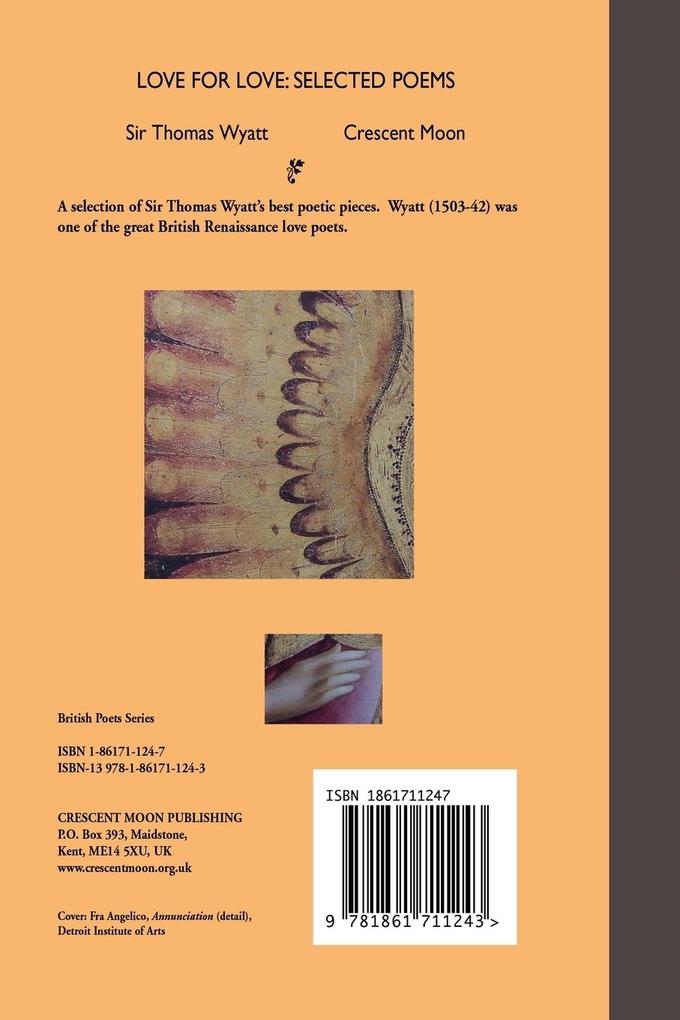 Weitere Ansicht: Love for Love | Thomas Wyatt