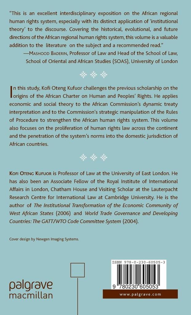 Weitere Ansicht: The African Human Rights System | K. Kufuor