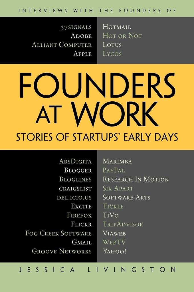 Produktbild: Founders at Work | Jessica Livingston