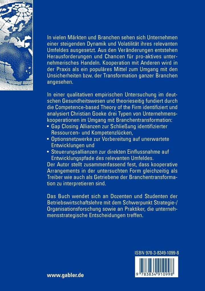 Weitere Ansicht: Unternehmenskooperation und Branchentransformation | Christian Goeke