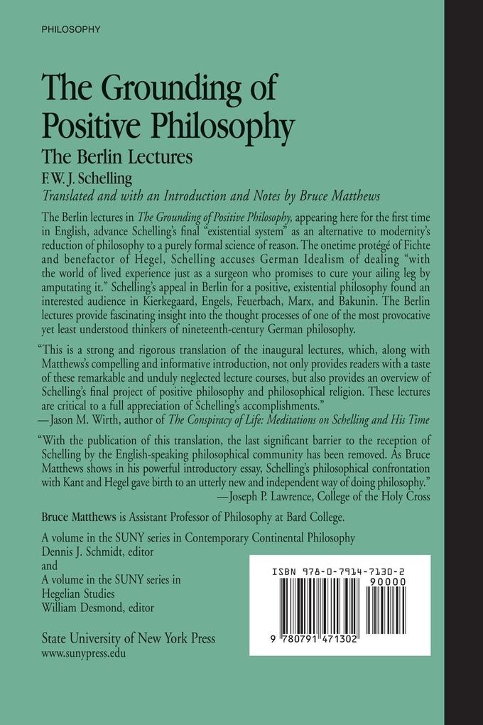 Weitere Ansicht: The Grounding of Positive Philosophy | F. W. J. Schelling