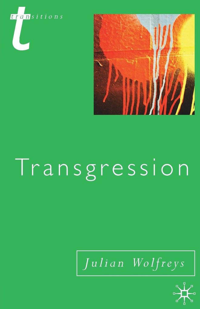 Produktbild: Transgression | Julian Wolfreys