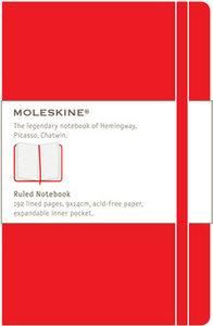 Produktbild: Moleskine Notizbuch, P/A6, Liniert, Hard Cover, Scharlachrot
