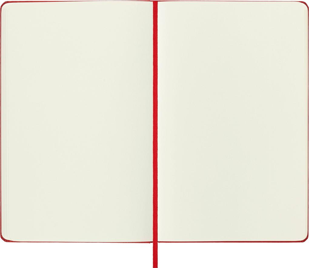 Weitere Ansicht: Moleskine Notizbuch, L/A5, Blanko, Hard Cover, Scharlachrot