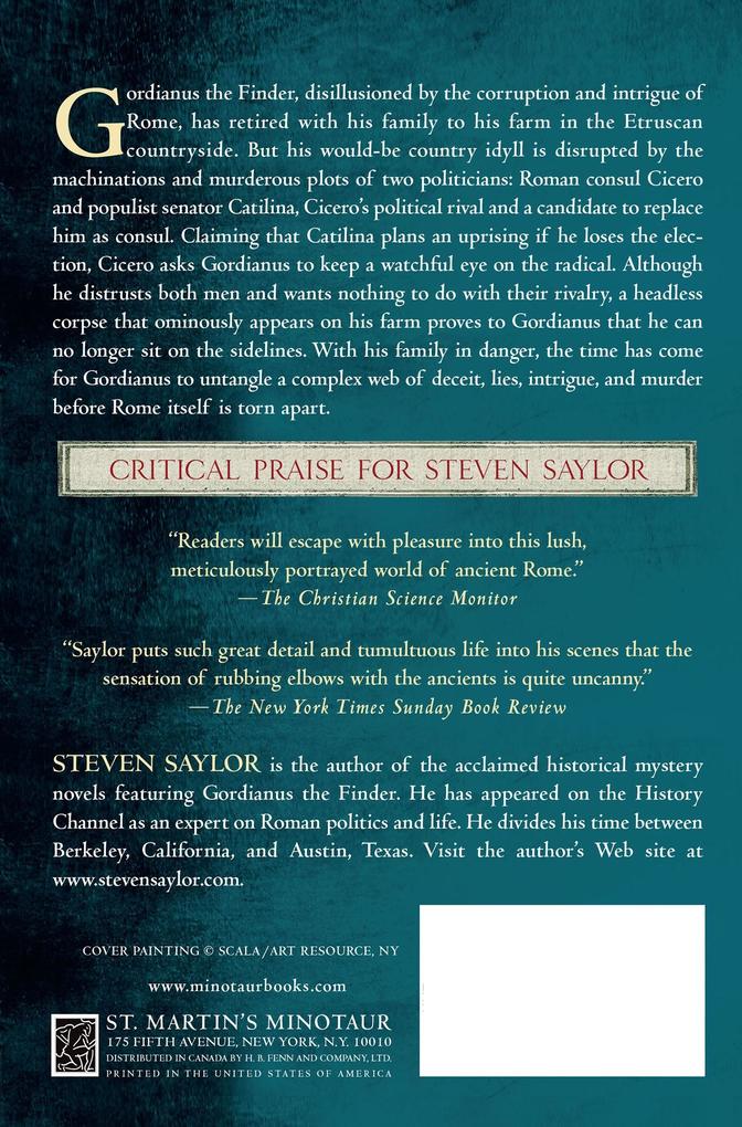 Weitere Ansicht: Catilina's Riddle | Steven Saylor