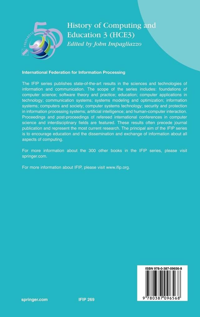 Weitere Ansicht: History of Computing and Education 3 (Hce3)