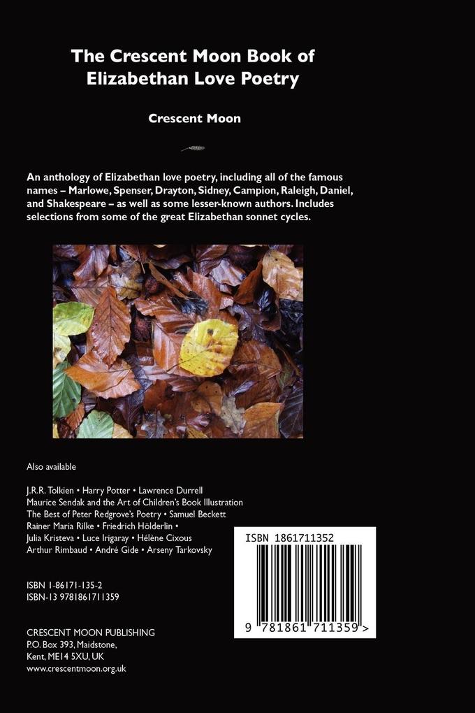 Weitere Ansicht: The Crescent Moon Book of Elizabethan Love Poetry