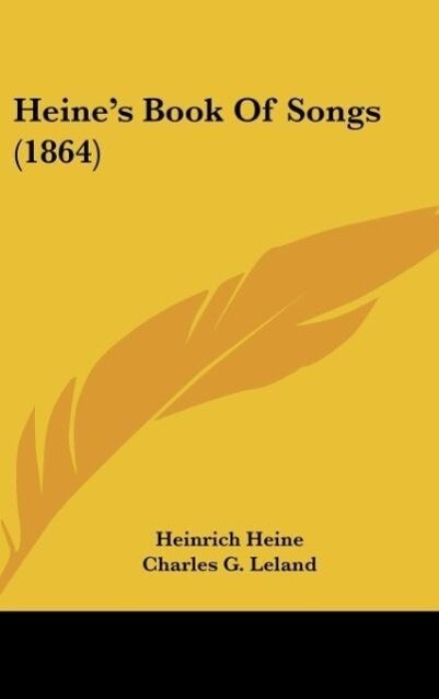 Produktbild: Heine's Book Of Songs (1864) | Heinrich Heine