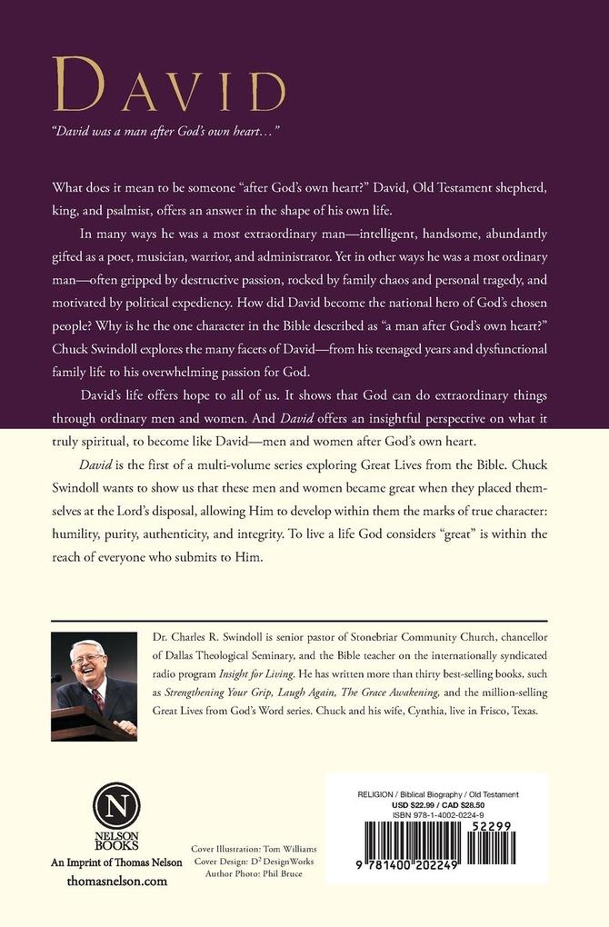 Weitere Ansicht: Great Lives: David | Charles R. Swindoll