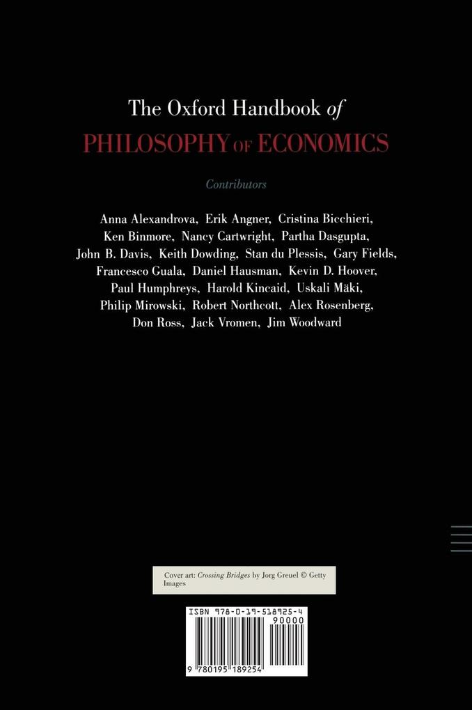 Weitere Ansicht: OHB PHILOSOPHY ECONOMICS OHBK C | Ross Kincaid