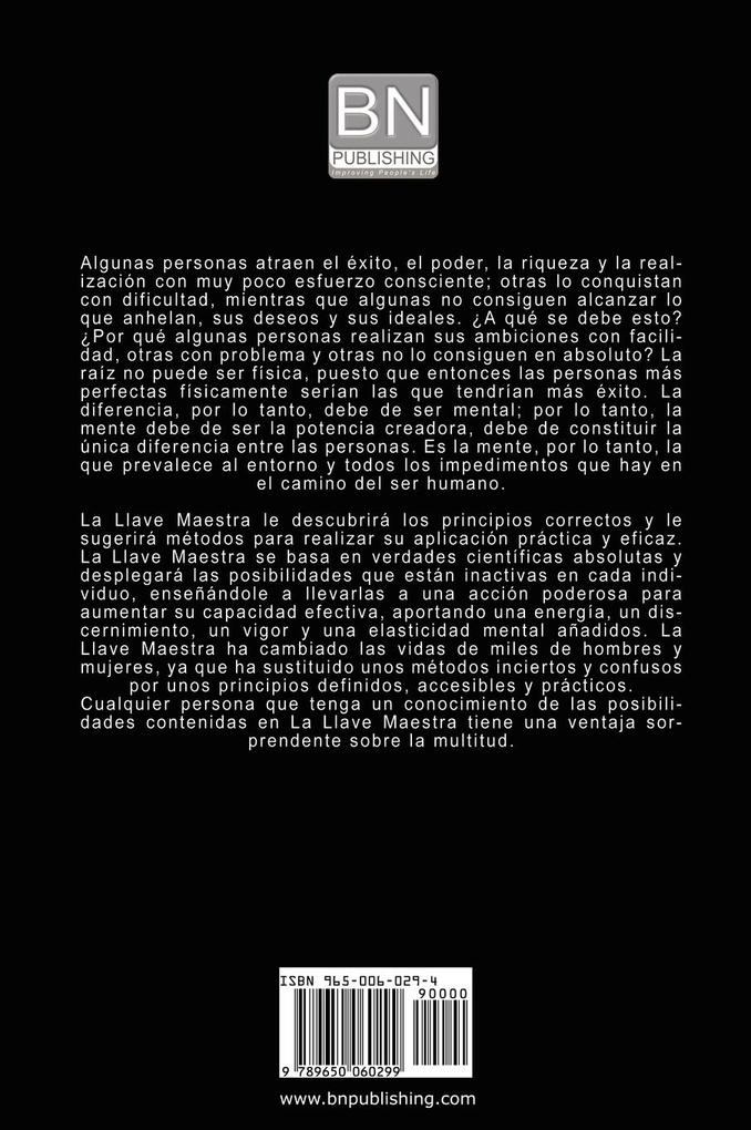 Weitere Ansicht: La Llave Maestra / The Master Key System by Charles F. Haanel | Charles F. Haanel