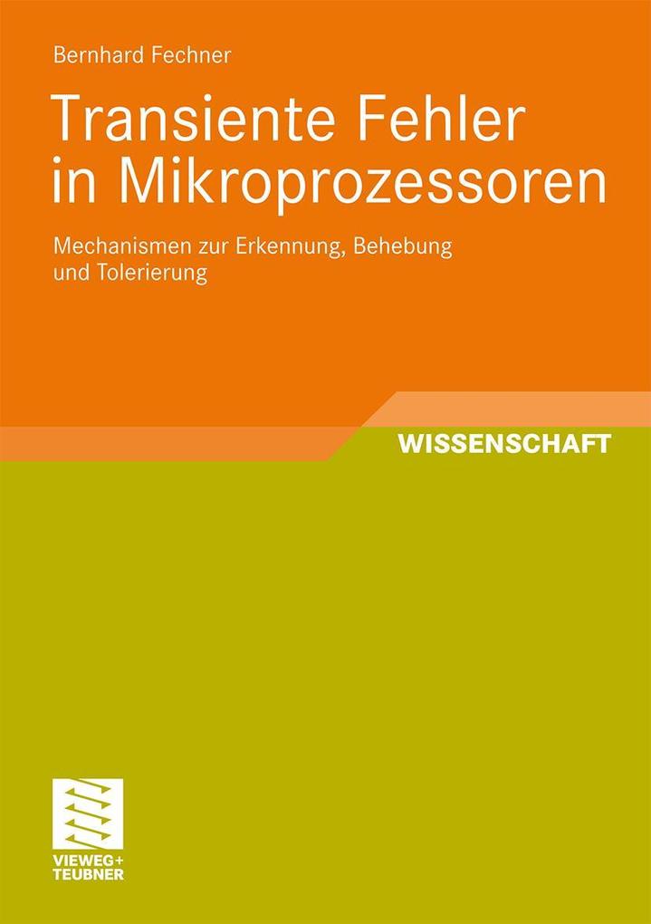 Produktbild: Transiente Fehler in Mikroprozessoren | Bernhard Fechner