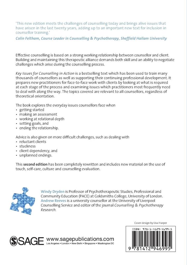 Weitere Ansicht: Key Issues for Counselling in Action