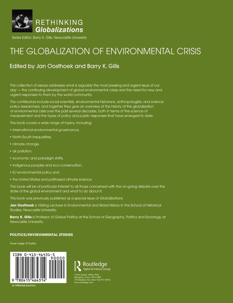 Weitere Ansicht: The Globalization of Environmental Crisis
