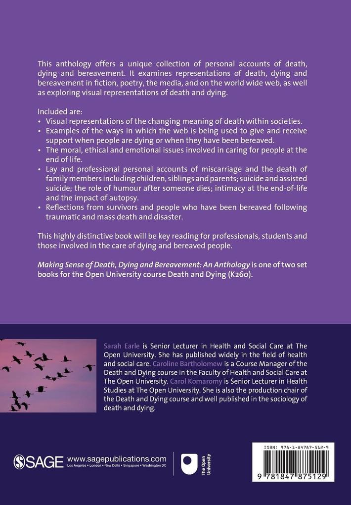 Weitere Ansicht: Making Sense of Death, Dying and Bereavement