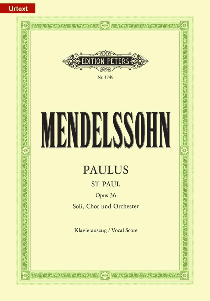 Produktbild: Paulus op. 36 | Felix Mendelssohn Bartholdy
