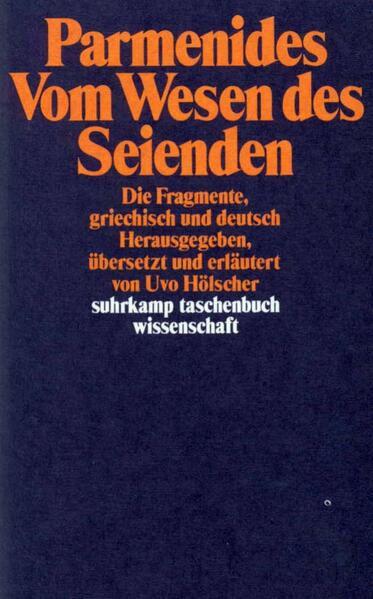 Produktbild: Vom Wesen des Seienden | Parmenides