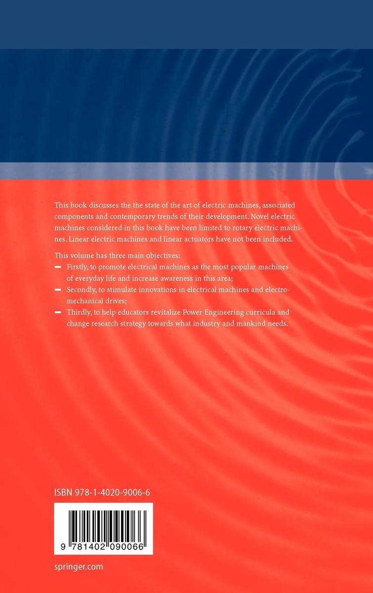Weitere Ansicht: Advancements in Electric Machines | J. F. Gieras, Jacek F. Gieras