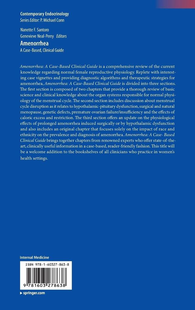 Weitere Ansicht: Amenorrhea