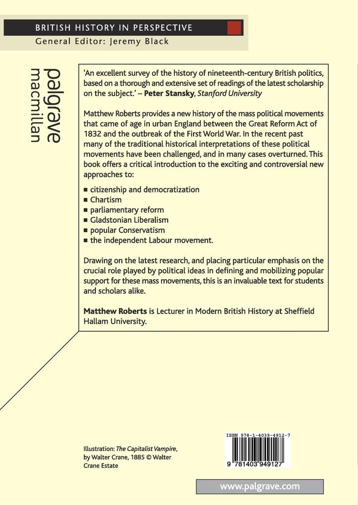 Weitere Ansicht: Political Movements in Urban England, 1832-1914 | Matthew Roberts
