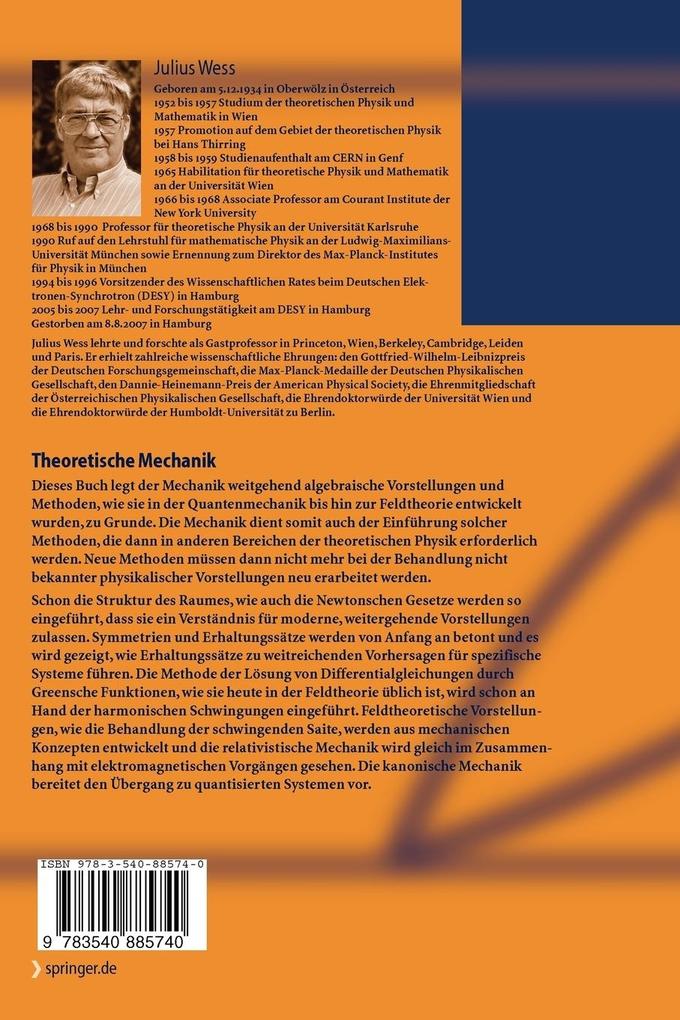 Weitere Ansicht: Theoretische Mechanik | Julius Wess