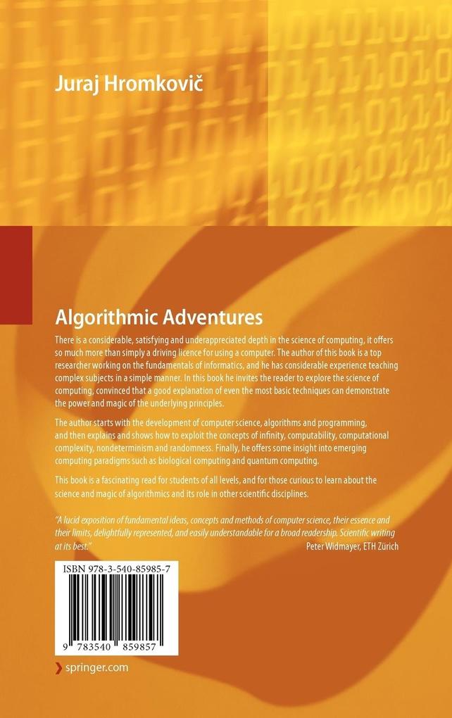 Weitere Ansicht: Algorithmic Adventures | Juraj Hromkovi