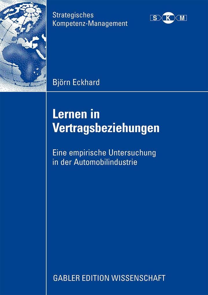 Produktbild: Lernen in Vertragsbeziehungen | Björn Eckhard