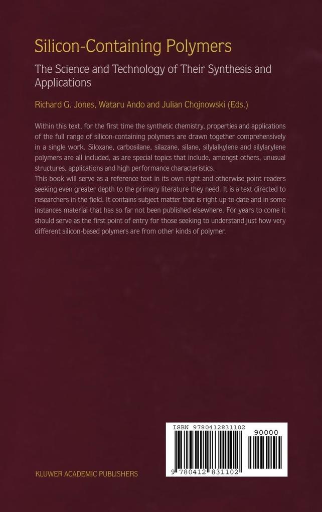 Weitere Ansicht: Silicon-Containing Polymers