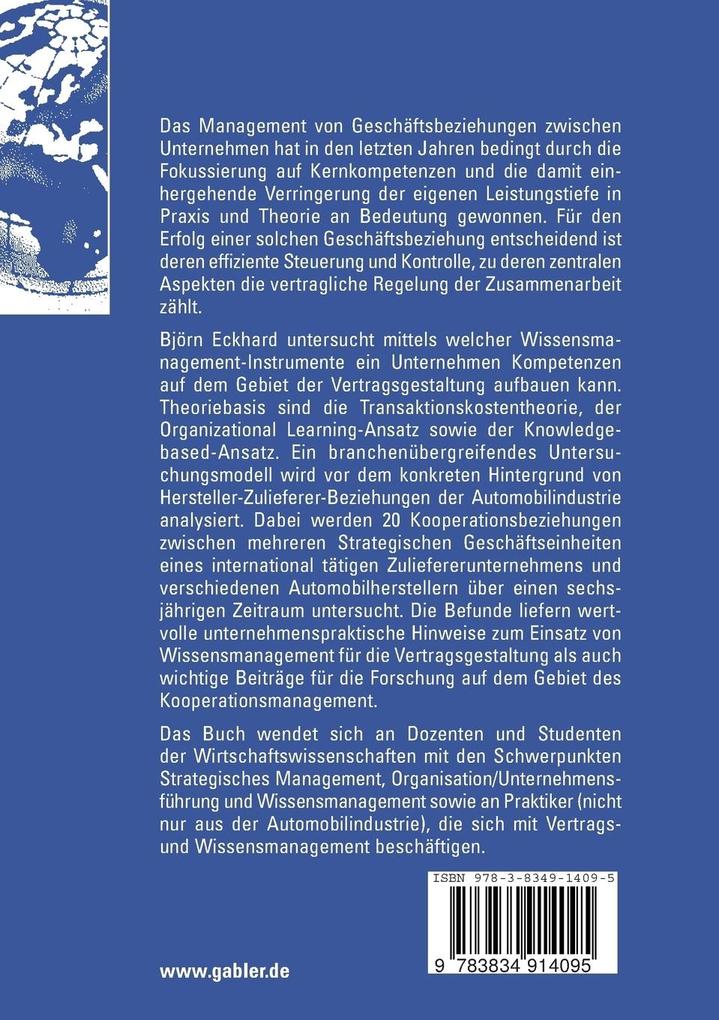 Weitere Ansicht: Lernen in Vertragsbeziehungen | Björn Eckhard