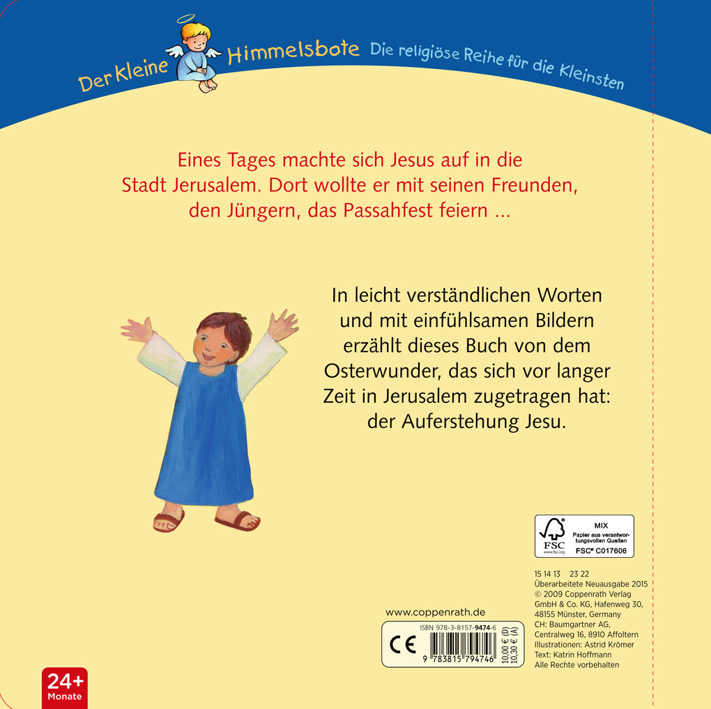 Weitere Ansicht: Der kleine Himmelsbote. Die Ostergeschichte | Katrin Hoffmann, Astrid Krömer