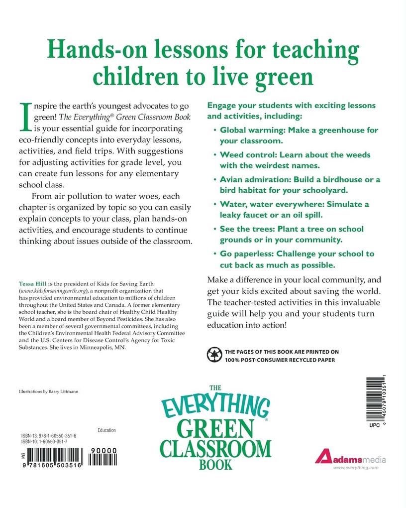 Weitere Ansicht: The Everything Green Classroom Book | Tessa Hill