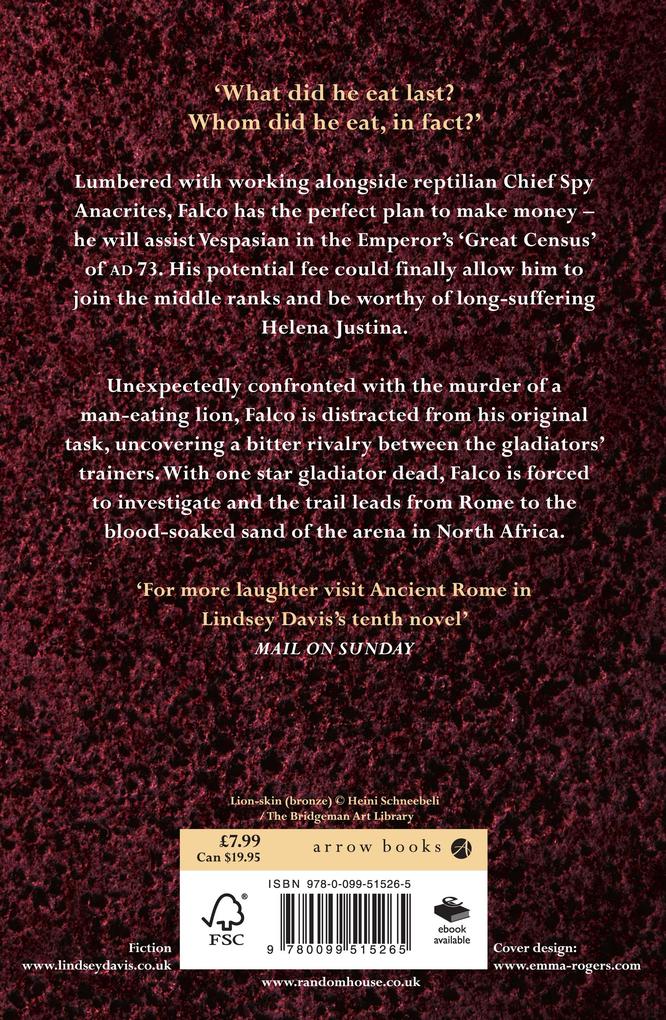 Weitere Ansicht: Two For The Lions | Lindsey Davis