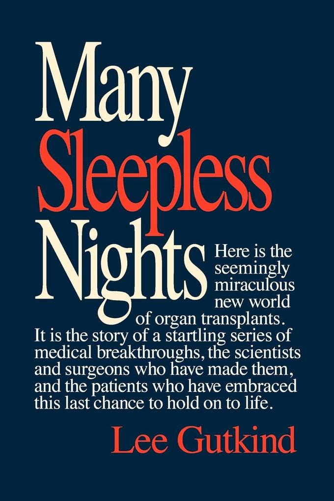 Many Sleepless Nights als Taschenbuch
